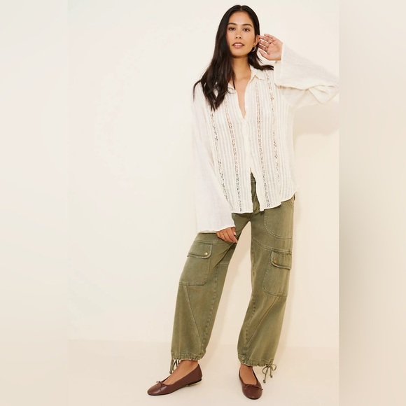 Free People Mila Buttondown Shirt - Picture 10 of 12